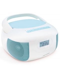 METRONIC LEITOR  CD-MP3 BLUETOOTH AZUL CELESTE - 477187